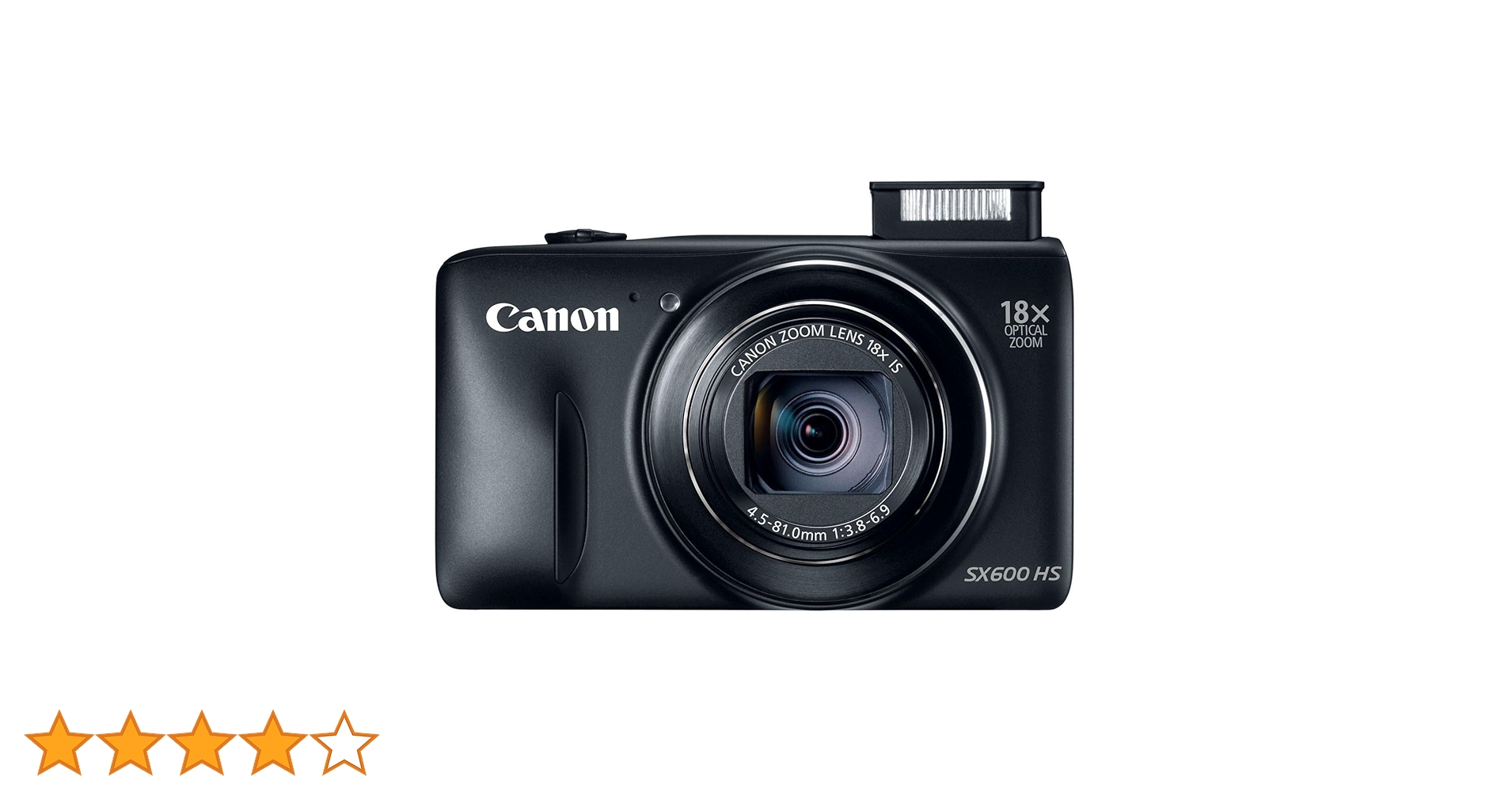Canon PowerShot SX600 HS 16MP Digital Camera (Black): All-in-One